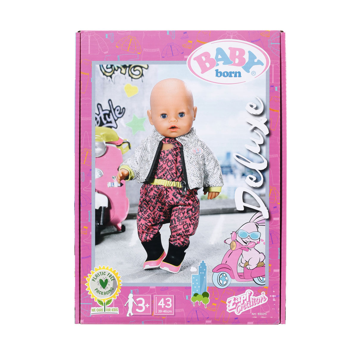 Набір одягу для ляльки Baby Born City Deluxe Прогулянка на скутері (830215)