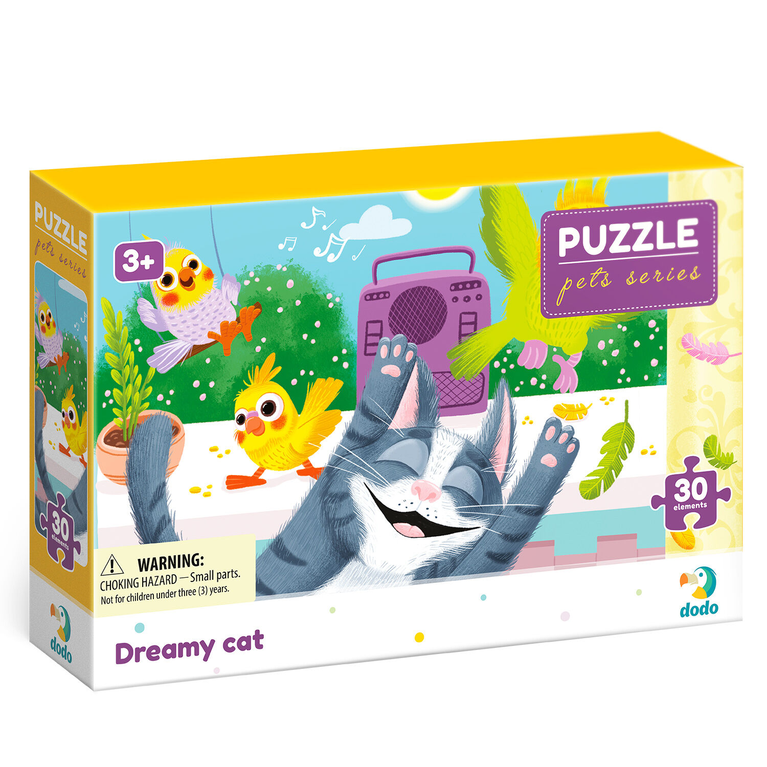Пазл Dodo Замрійливий котик (300544)