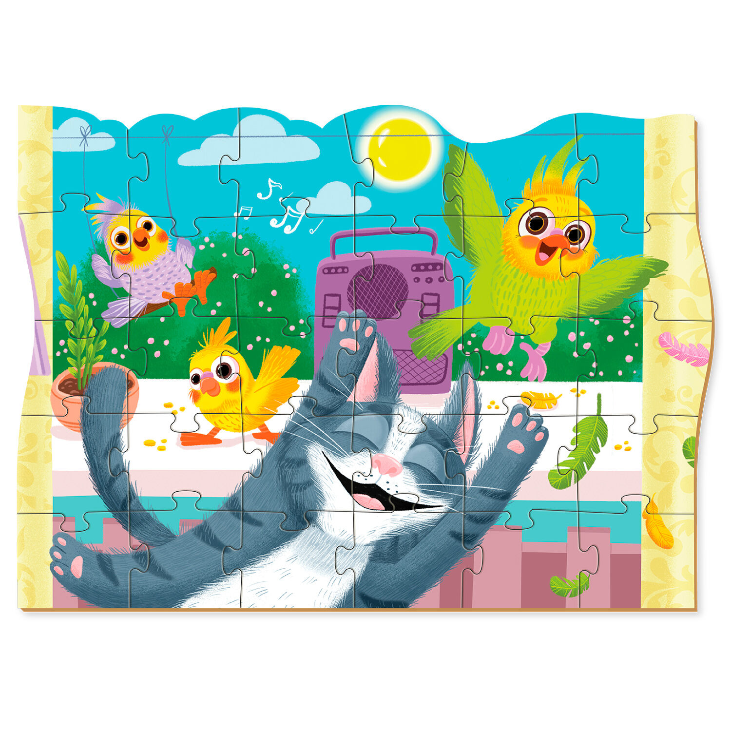 Пазл Dodo Замрійливий котик (300544)