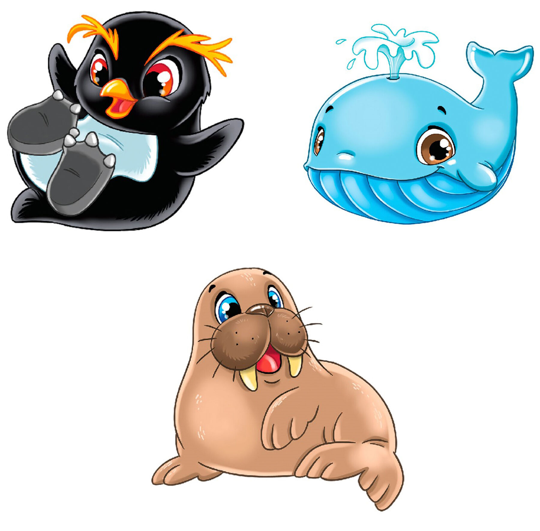Фігурка, що зростає в яйці Sbabam Penguin Еggs Пінгвіни та друзі (T049-2019)