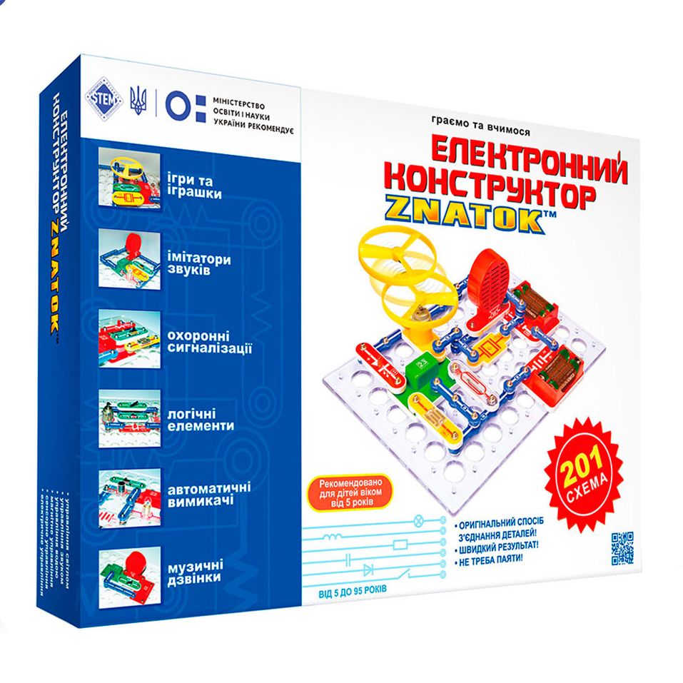 Електронний конструктор Znatok Схема 201 (70831)