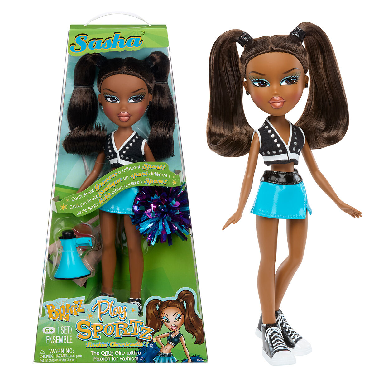 Ігровий набір BRATZ серії "Play Sportz" – ЧИРЛІДЕРКА САША (з акс.)