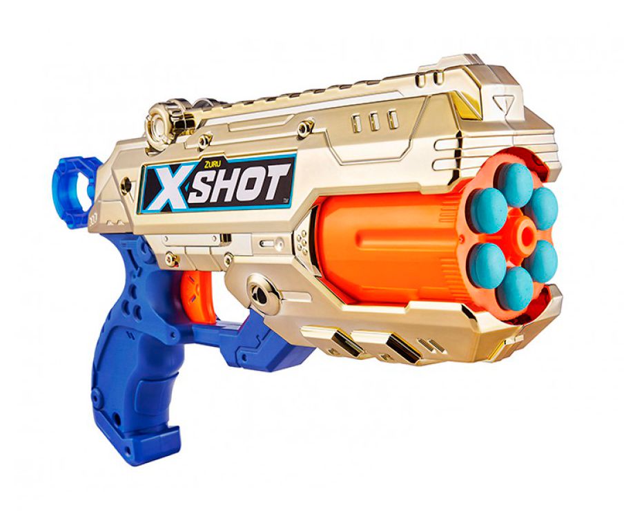 Швидкострільний бластер X-Shot Excel Reflex 6 Golden (36475Z)