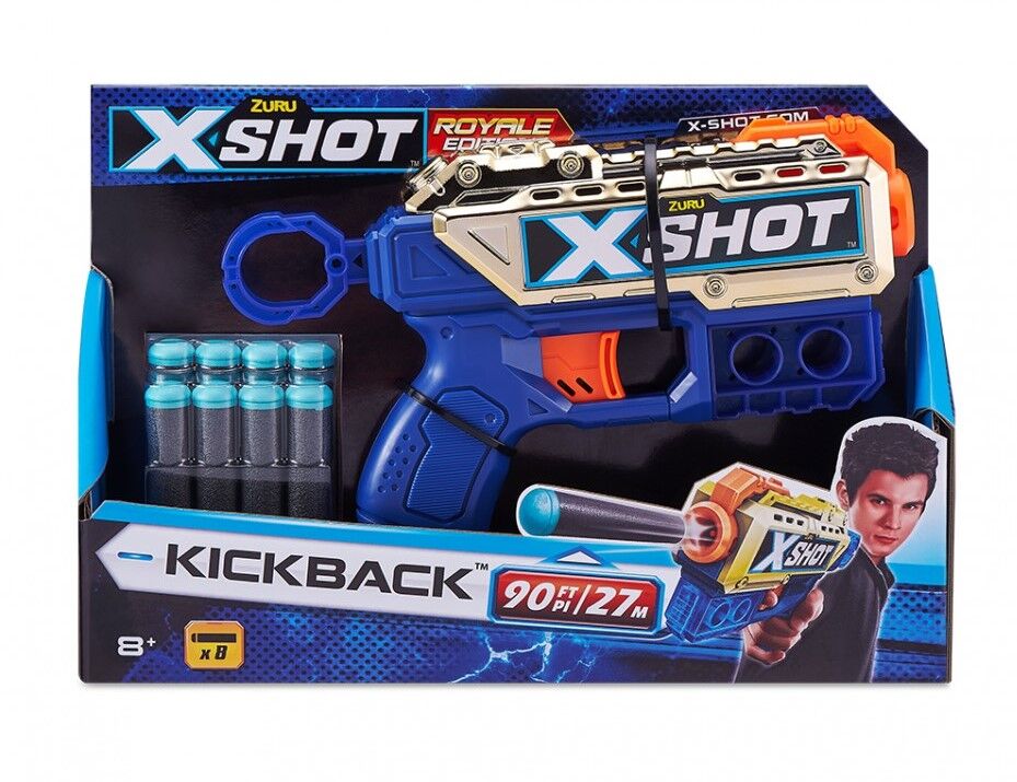 Швидкострільний бластер Zuru X-Shot Excel Kickback Golden (36477Z)