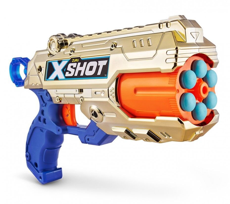 Швидкострільний бластер Zuru X-Shot Excel Reflex 6 Double Golden (36480Z)
