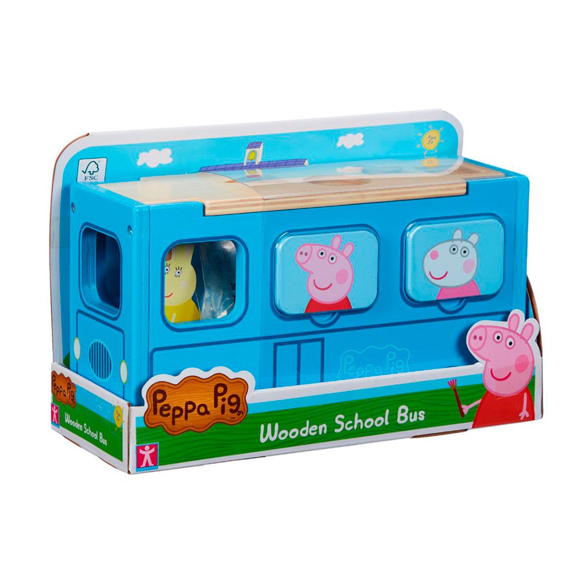 ​Ігровий набір-сортер Peppa Pig Шкільний автобус Пеппи (07222)