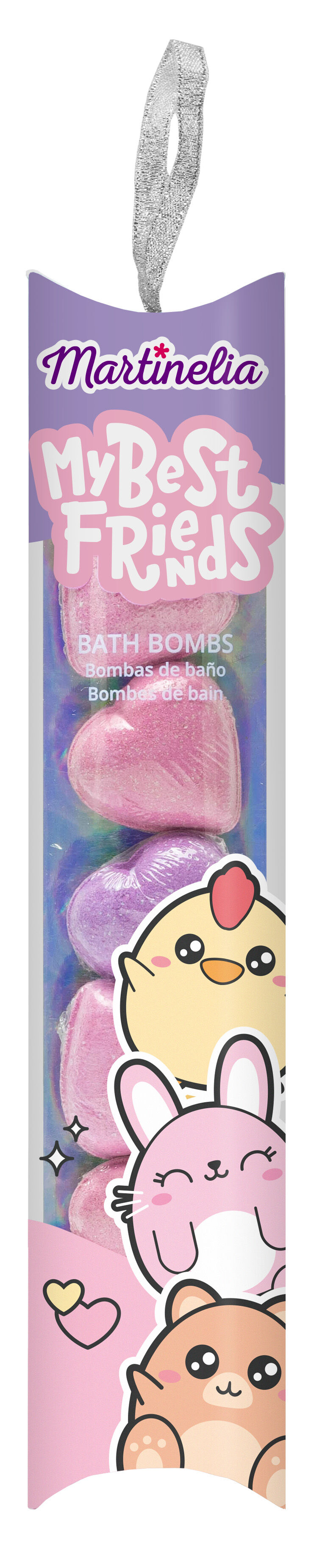 Бомбочки для ванни Martinelia Bff heart fizzers (30568)