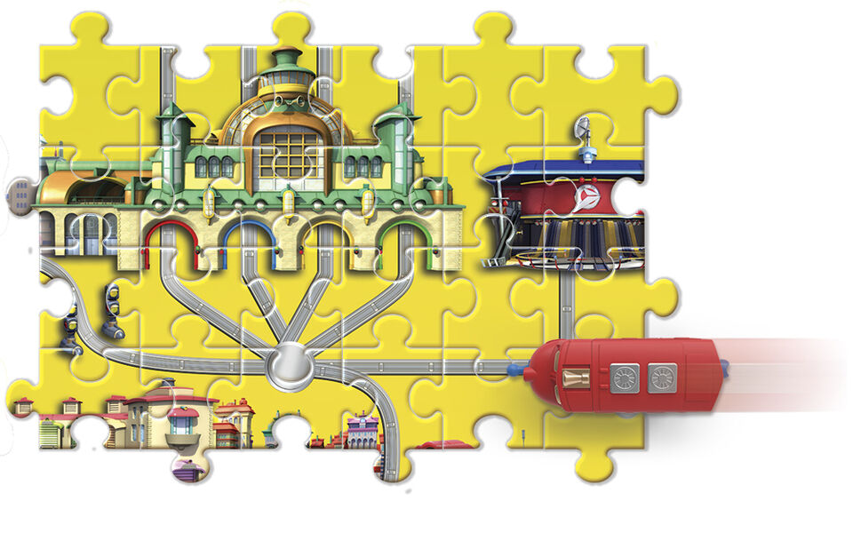 Паровозик Chuggington Вілсон з пазлом (EU890301)