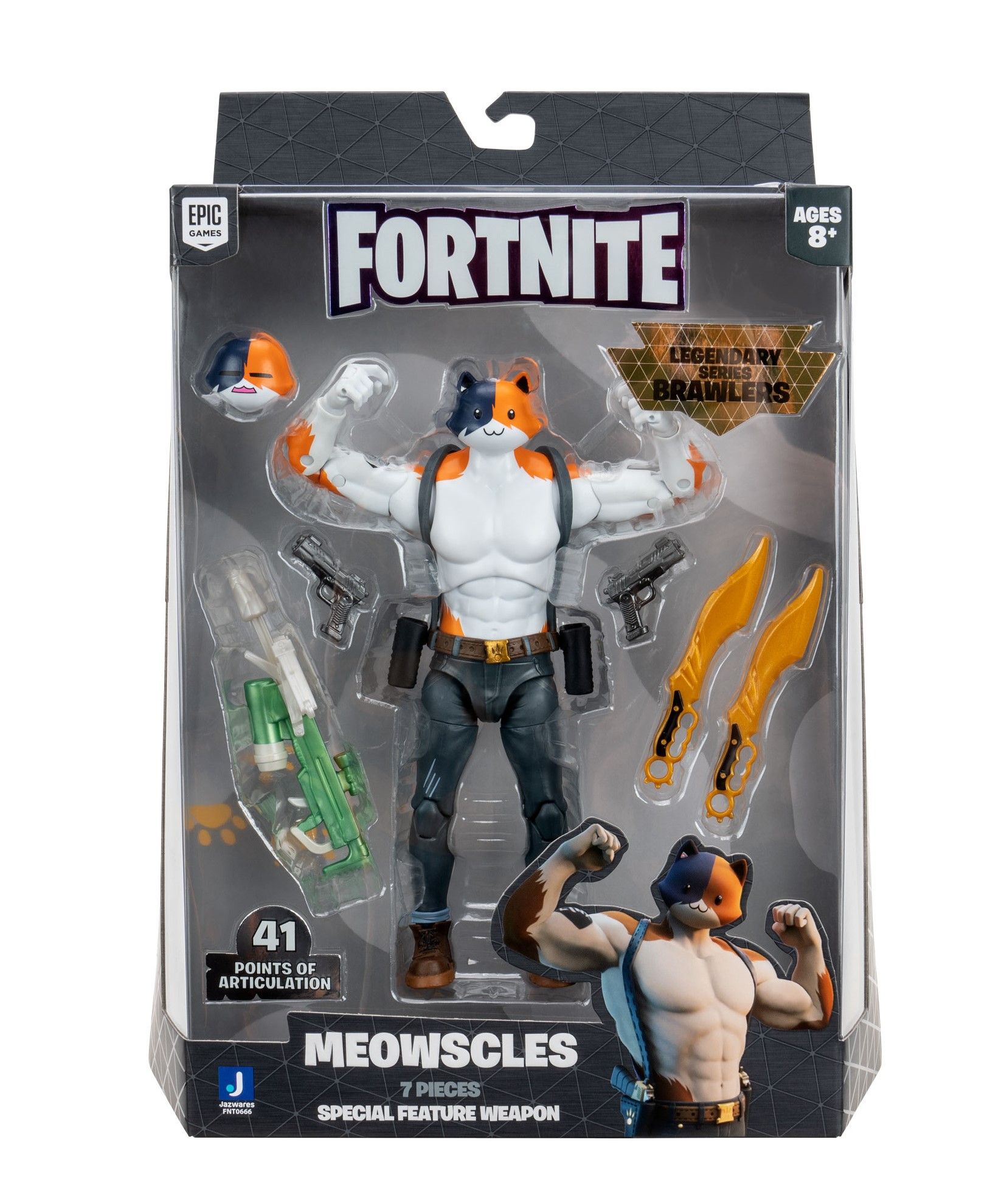 Колекційна фігурка Jazwares Fortnite Legendary series Meowscles (FNT0666)
