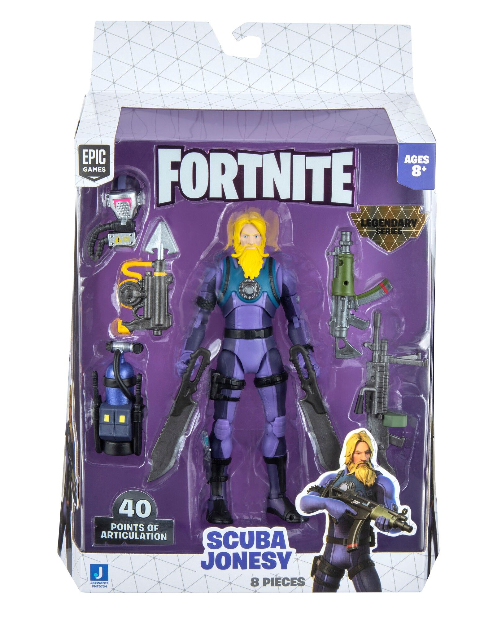 Колекційна фігурка Jazwares Fortnite Legendary series Scuba Jonesy S9 (FNT0734)