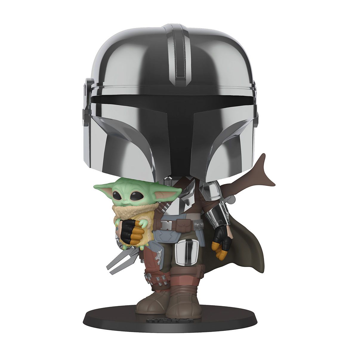 Ігрова фігурка Funko pop Мандалорець в хромі з малюком (49931)