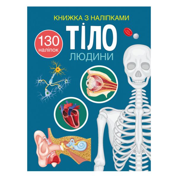 Книжка з наліпками «Тіло людини»