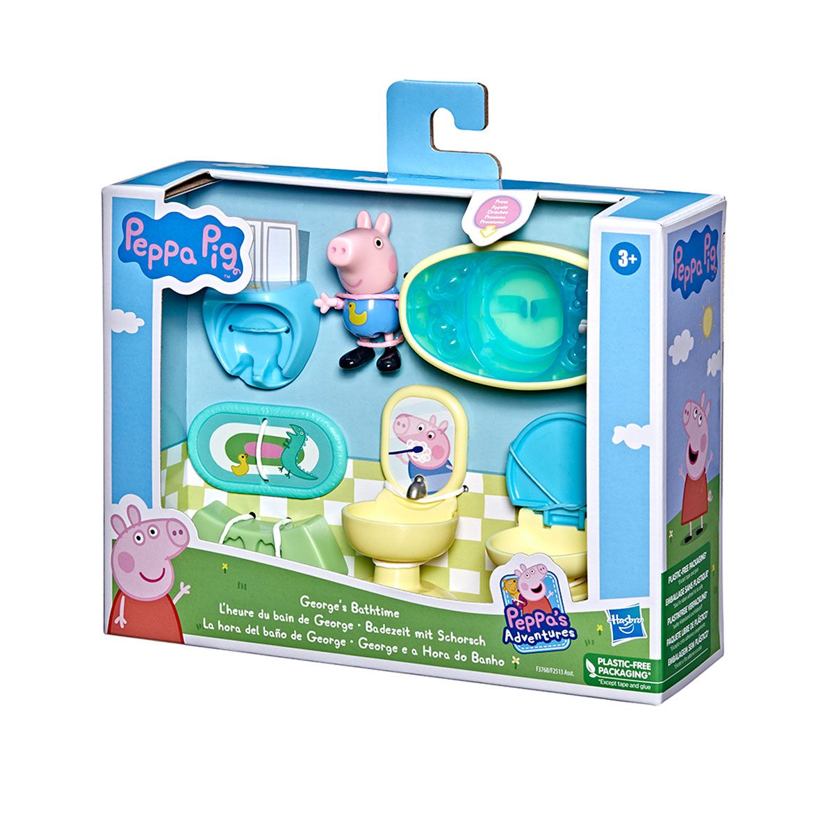 Ігровий набір Peppa Ванна кімната з фігуркою Джорджа (F3768)