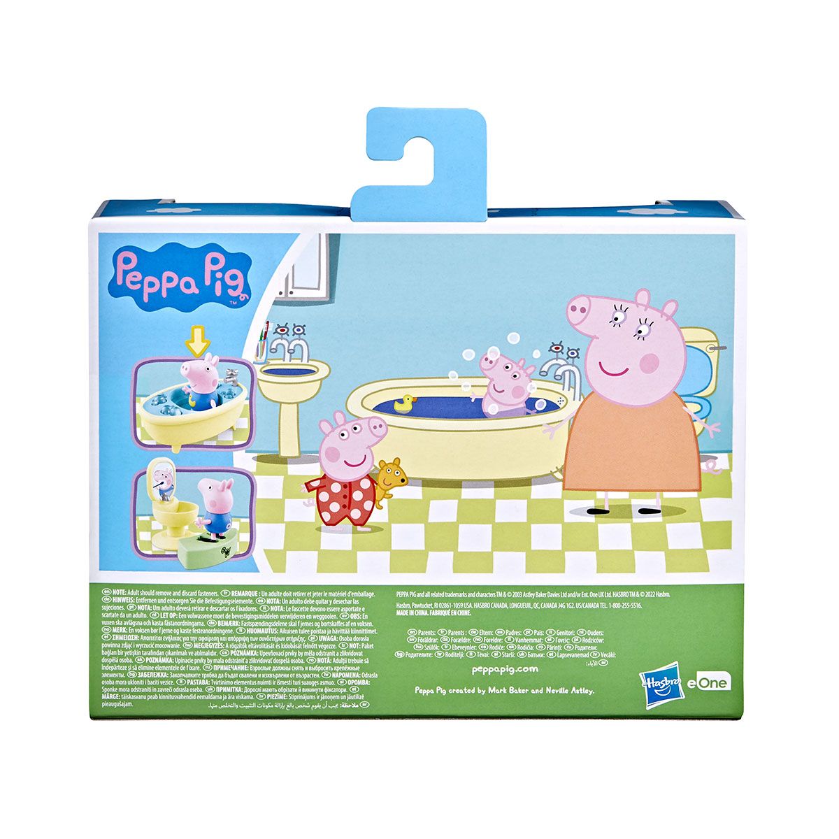 Ігровий набір Peppa Ванна кімната з фігуркою Джорджа (F3768)