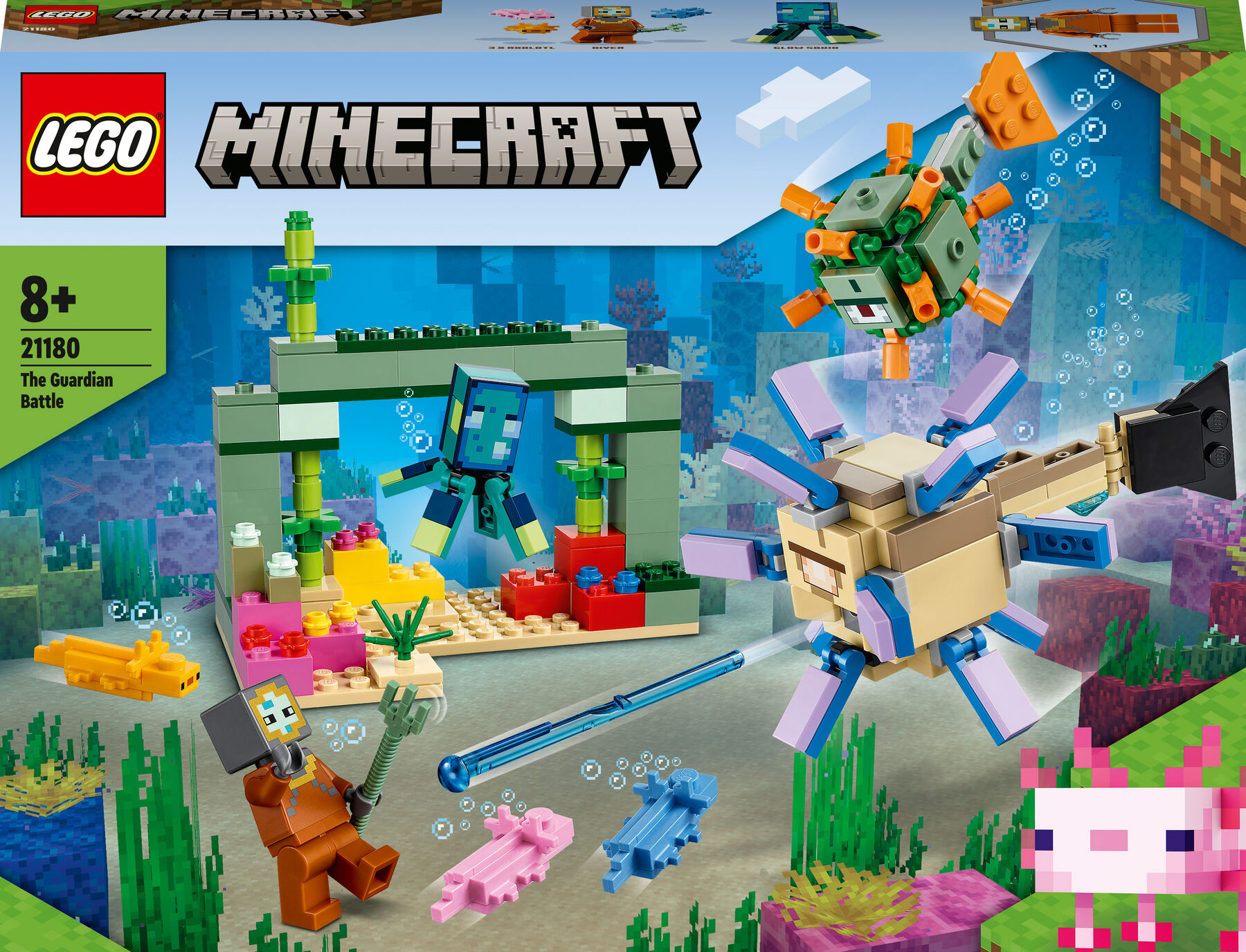 Конструктор LEGO Minecraft Битва Стражів (21180)