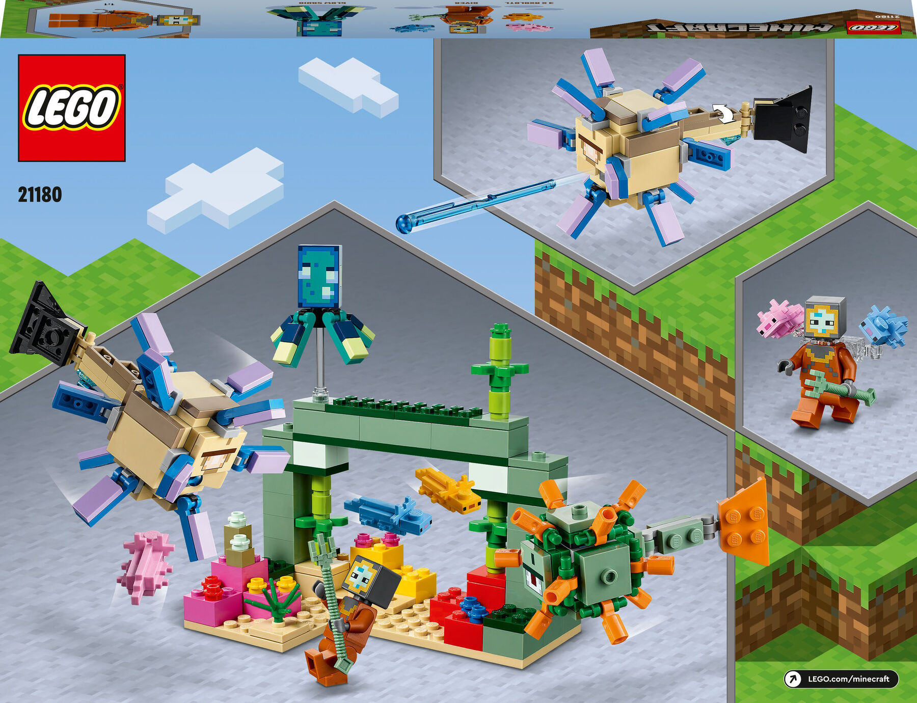 Конструктор LEGO Minecraft Битва Стражів (21180)