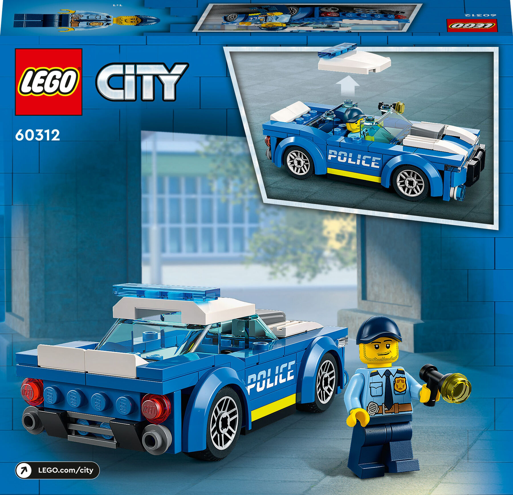 Конструктор LEGO City Поліцейський автомобіль (60312)