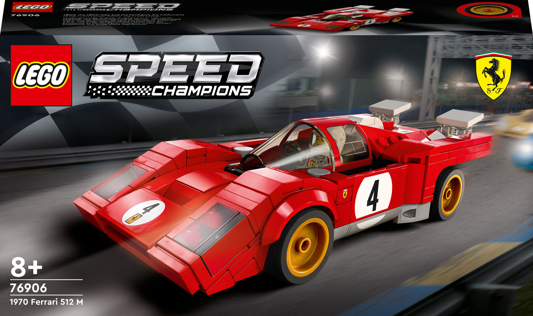 Конструктор LEGO Speed ​​Champions 1970 Ferrari 512 M (76906)