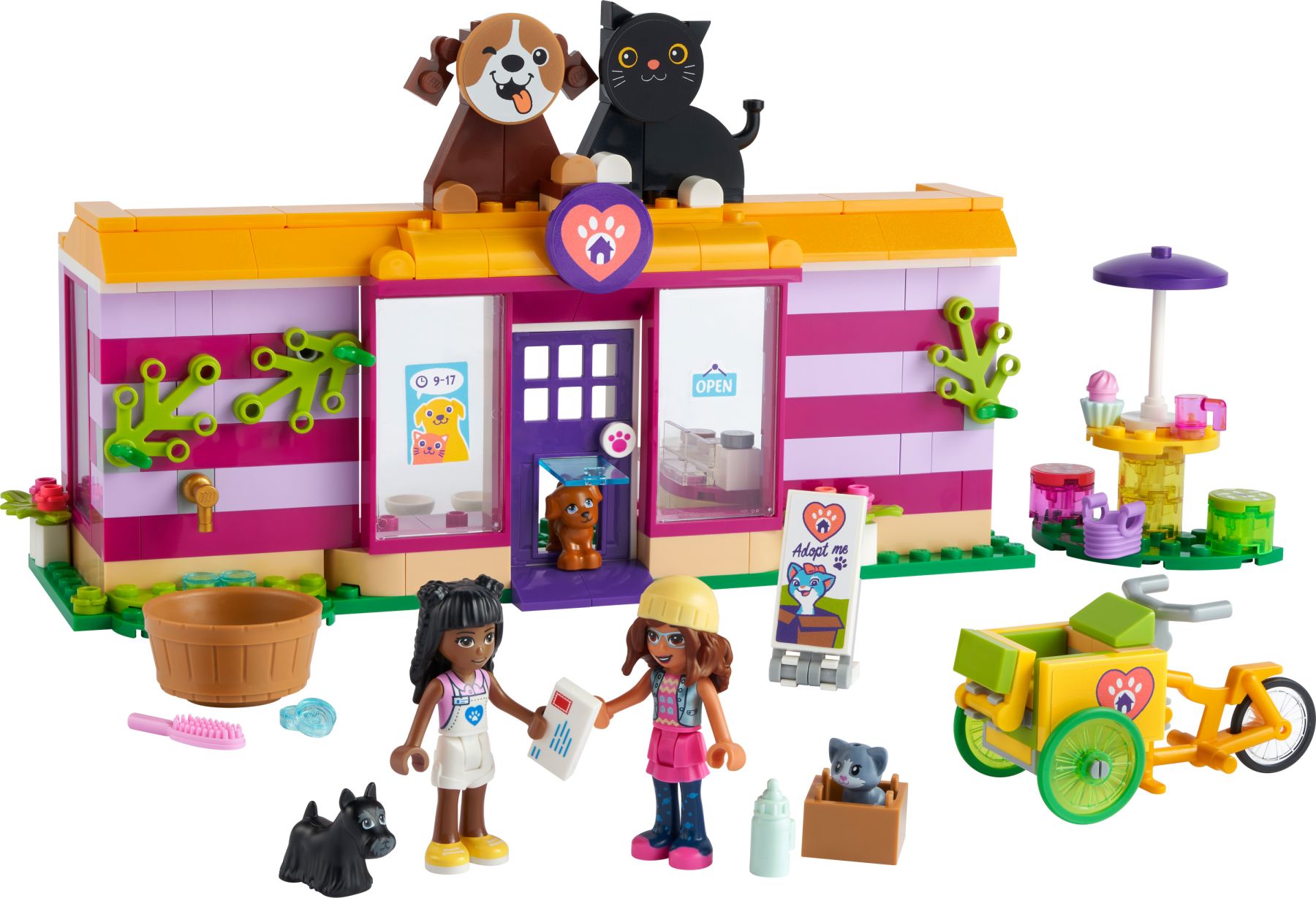 Конструктор LEGO Friends Кафе та притулок для тварин (41699)