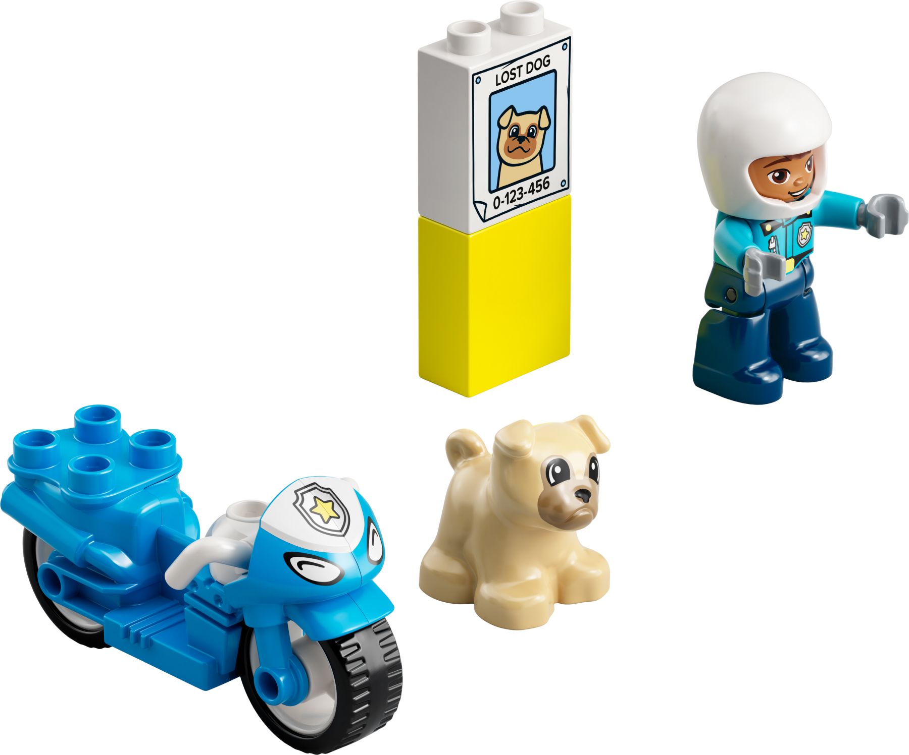 Конструктор LEGO DUPLO Реск′ю Поліцейський мотоцикл (10967)