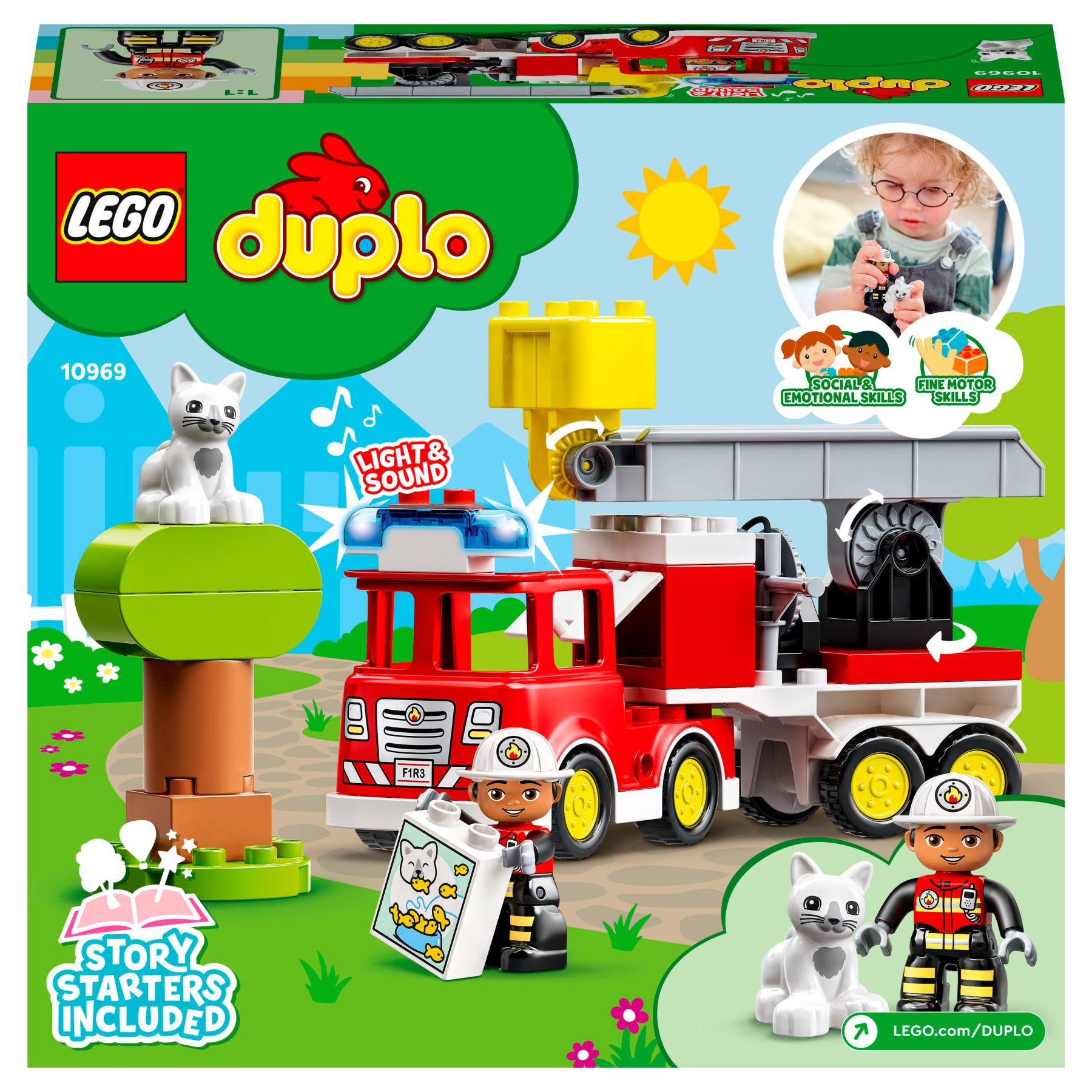 Конструктор LEGO DUPLO Реск′ю Пожежна машина (10969)