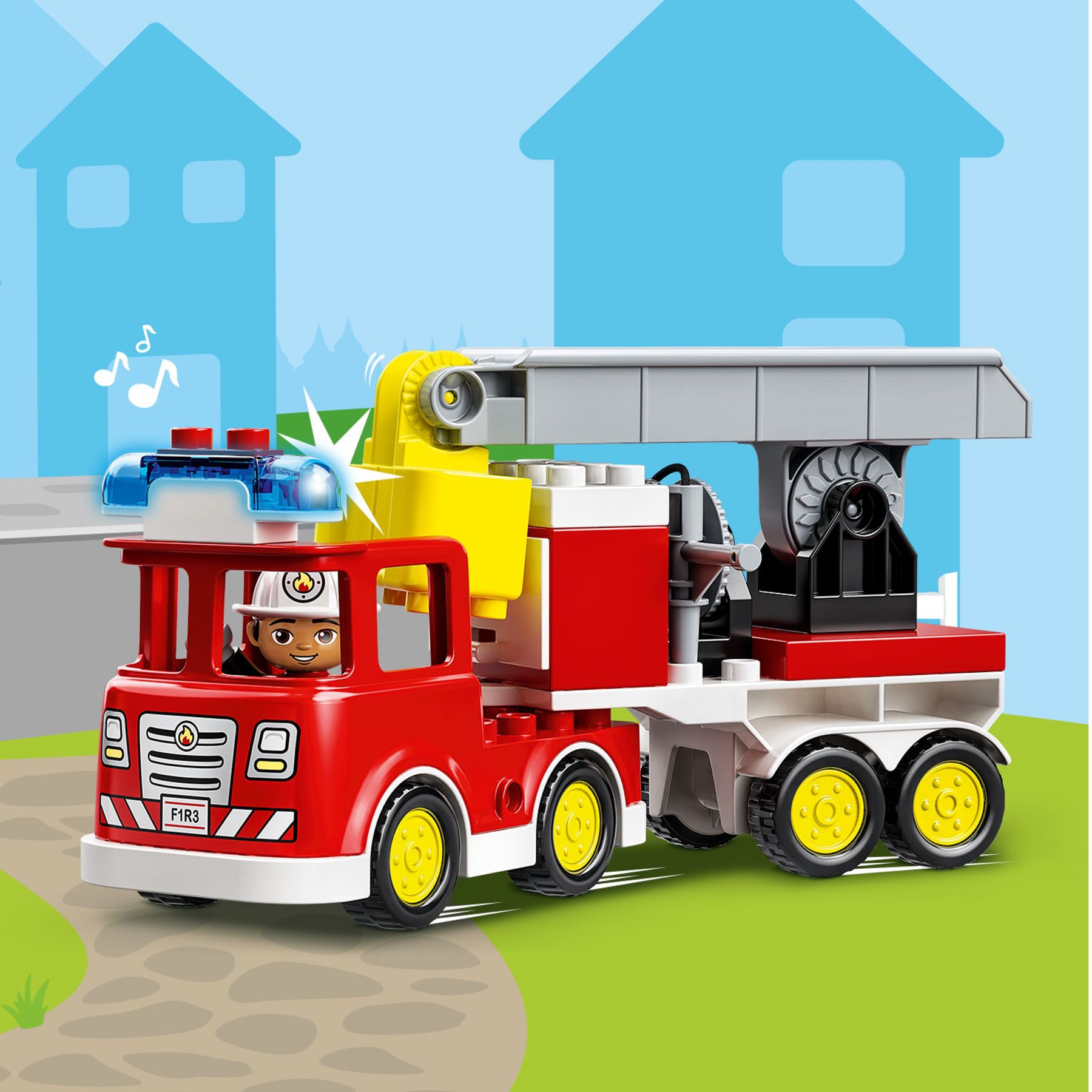 Конструктор LEGO DUPLO Реск′ю Пожежна машина (10969)