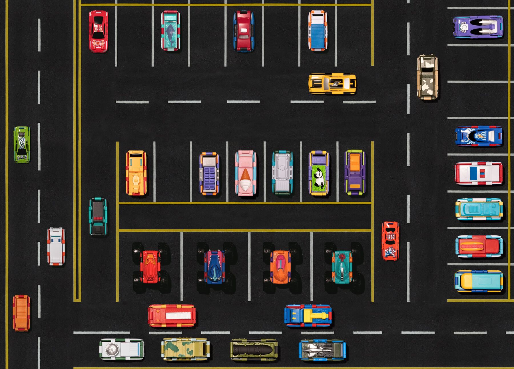Машинка-трансформер Flip Cars Спорткари Арес і Супер 2 в 1 (EU463875B-03)