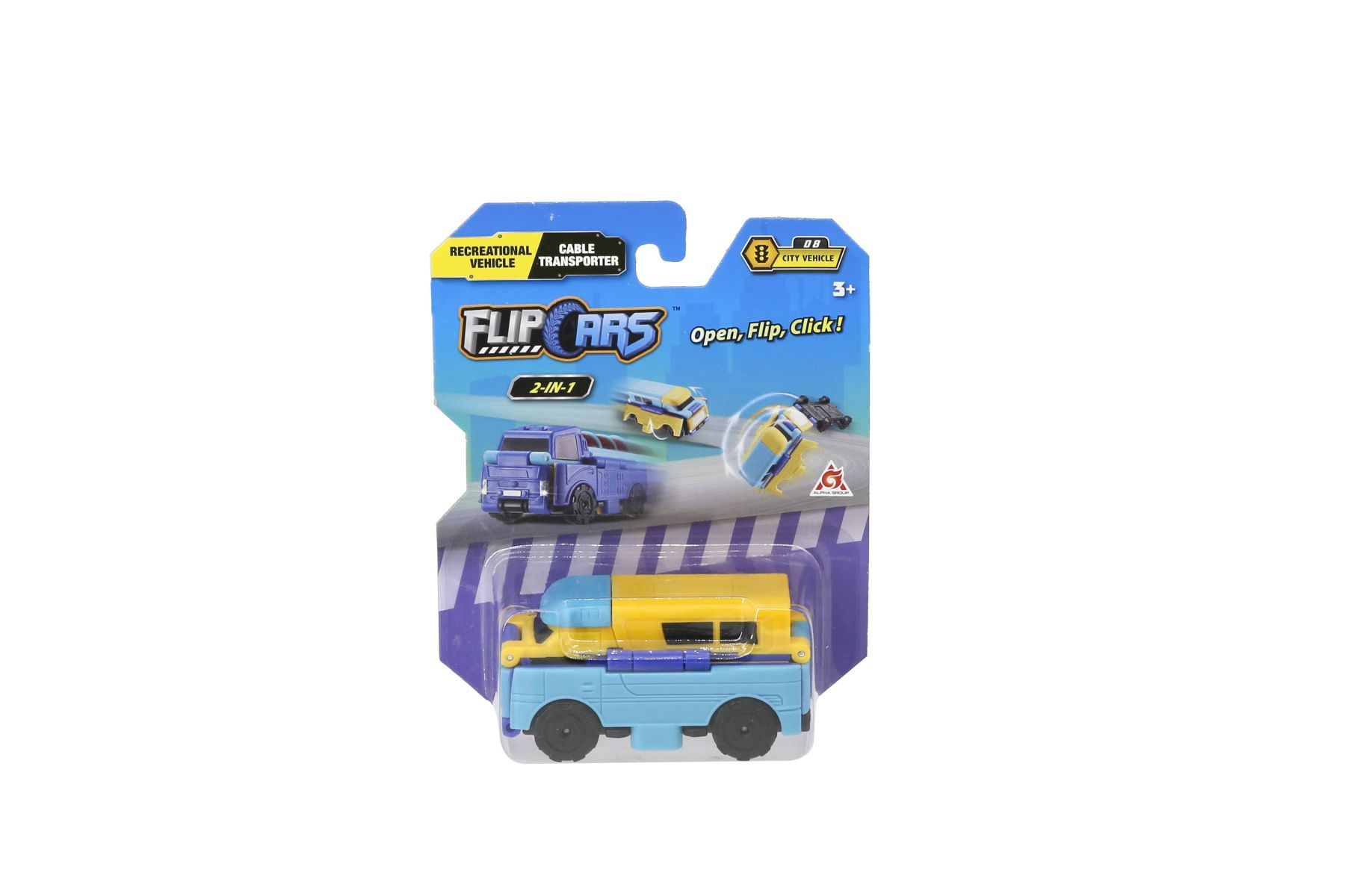 Машинка-трансформер Flip Cars Автомобілі караван і для поливу 2 в 1 (EU463875-35)