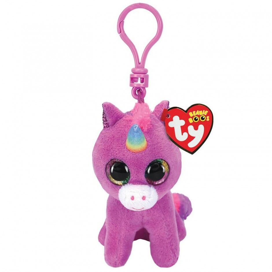 М'яка іграшка-брелок TY Beanie Boo's Єдиноріг Розетт 12 см (35238)