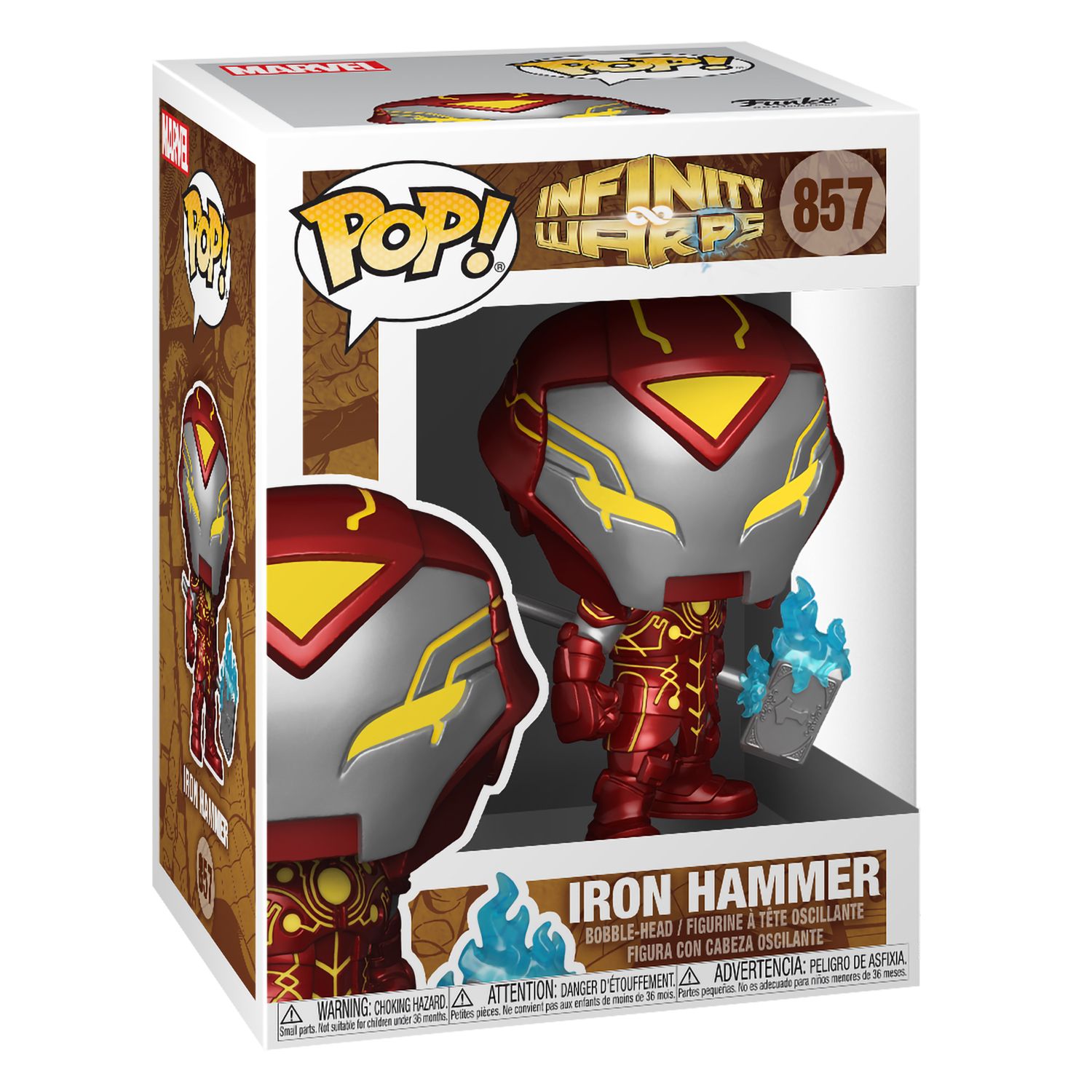 Ігрова фігурка Funko Pор Bobble Avangers Infinity Warps Залізний молот (52005)