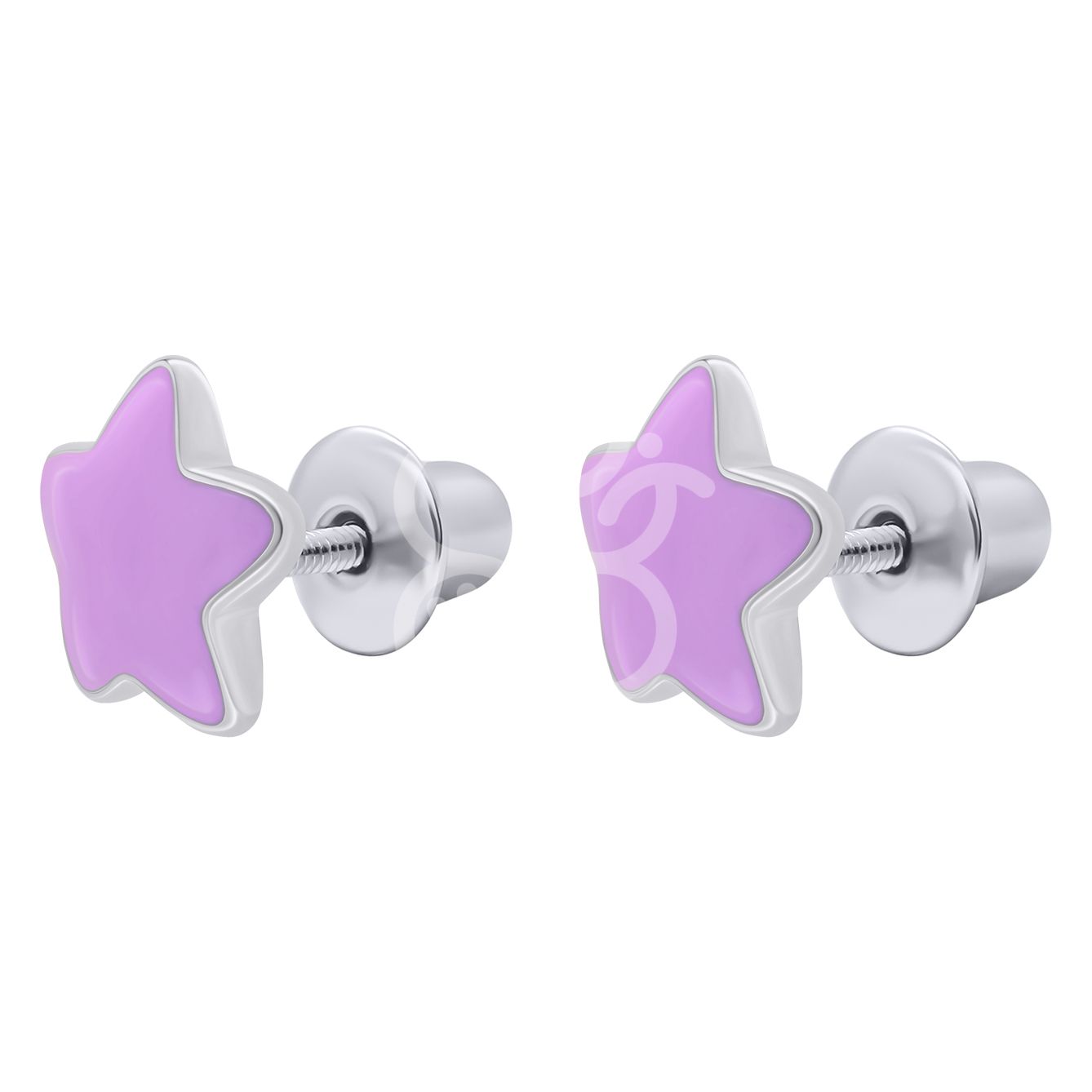 ​Сережки UMa&UMi Symbols Зіроньки фіолетові (210578200613)