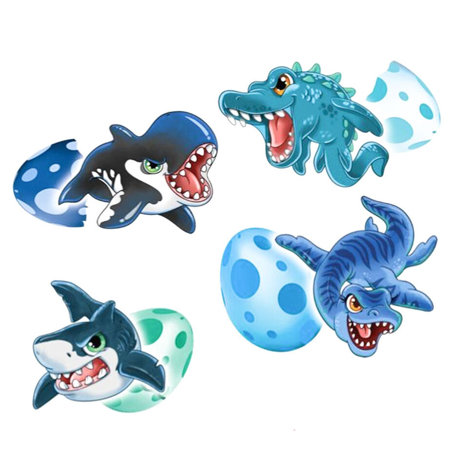 Фігурка, що зростає Sbabam Dino eggs Динозаври неба, землі, моря (T027-2019)