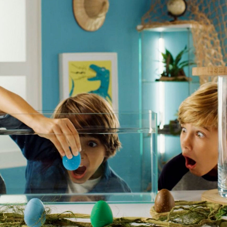 Фігурка, що зростає Sbabam Dino eggs Динозаври неба, землі, моря (T027-2019)