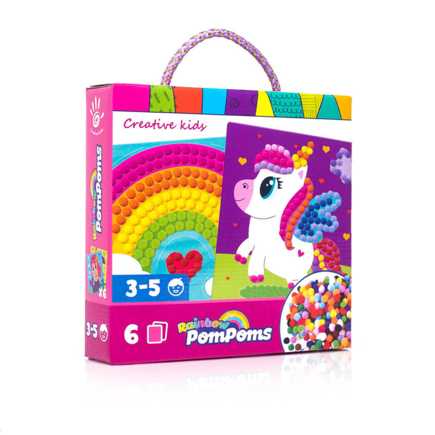 Набір для творчості Vladi Toys Rainbow pompoms Єдиноріг (VT4433-05)