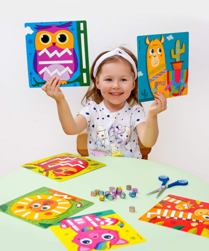 Набір для творчості Vladi Toys Sticky strips Лама (VT4433-04)