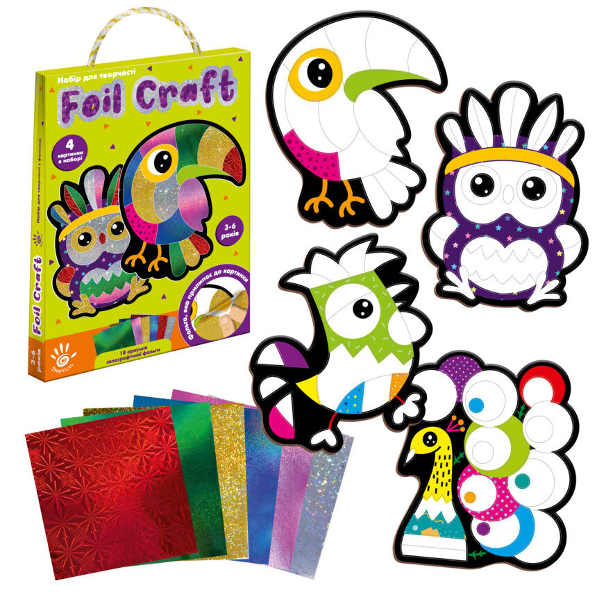 Набір для творчості Vladi Toys Foil craft Birds (VT4433-12)