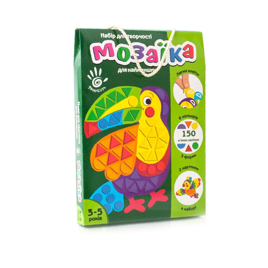 Набір для творчості Vladi Toys М'яка фігурна мозаїка Тукан (VT4511-02)