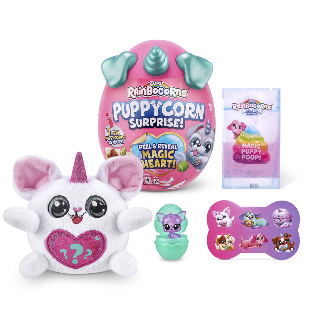 М'яка іграшка-сюрприз Rainbocorns Puppycorn Рейнбокорн-E S4 (9251E)