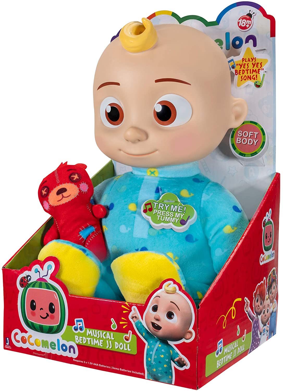 М’яка іграшка CoComelon Roto Plush Bedtime Джей Джей (CMW0016)