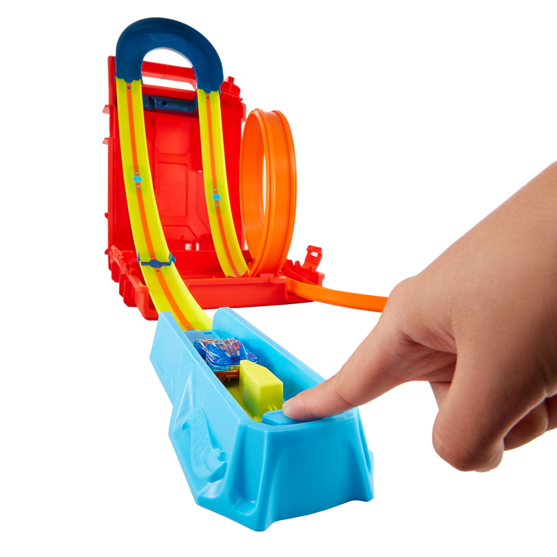 Трек Hot Wheels Track builder Турботрюки (HDX78)