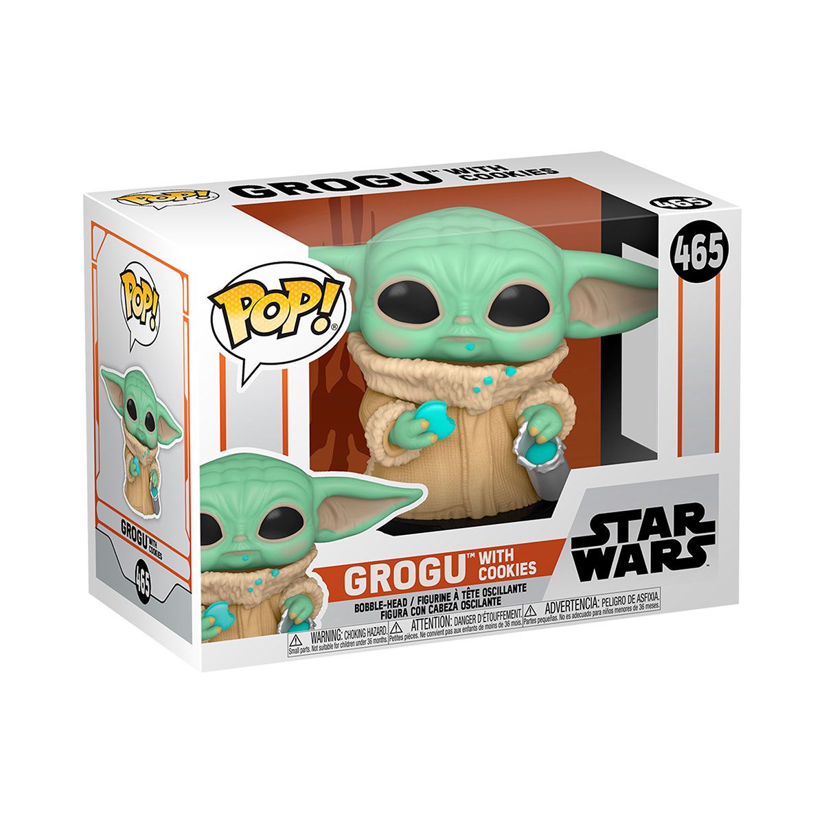 Фігурка Funko Pop Мандалорець - Малюк Ґроґу з печивом (54531)