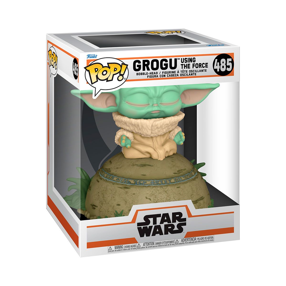 Фігурка Funko Pop Deluxe Мандалорець Малюк використовує силу (58390)