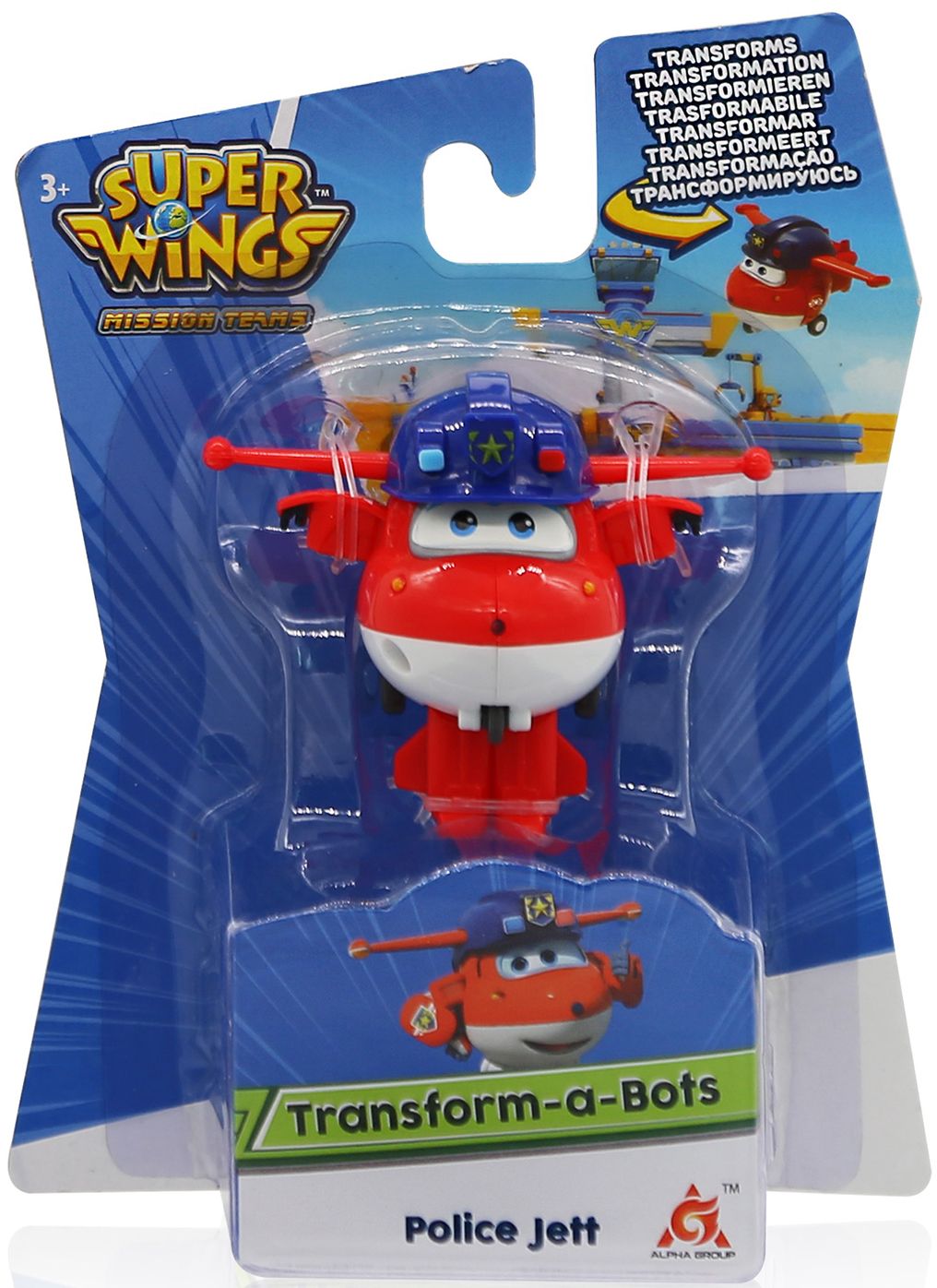 Ігрова фігурка-трансформер Super Wings Джетт поліцейський (EU730031)