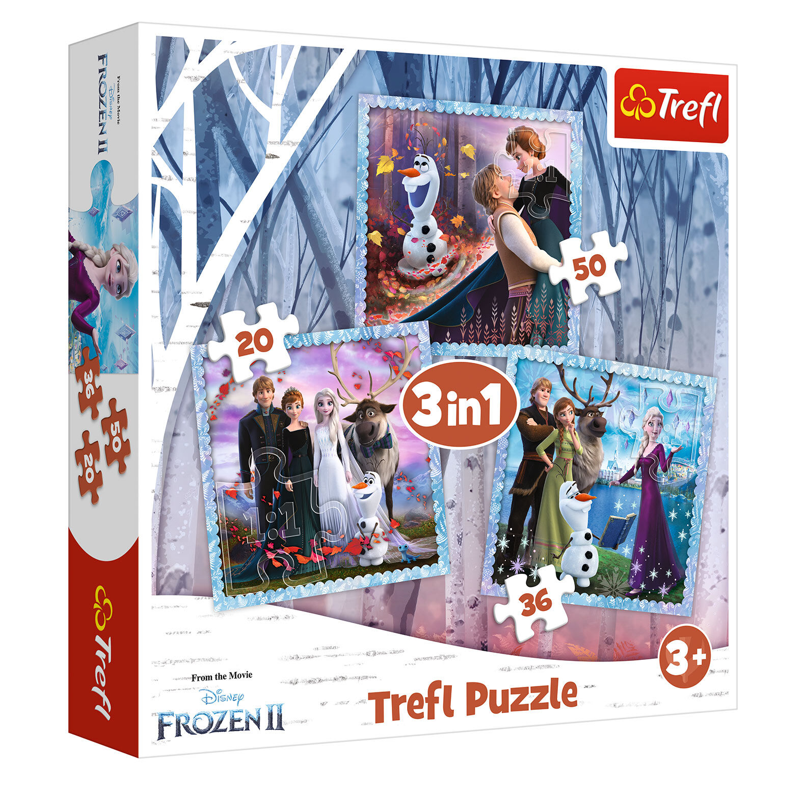 Пазли Trefl Крижане серце 2 3 в 1 (34853)