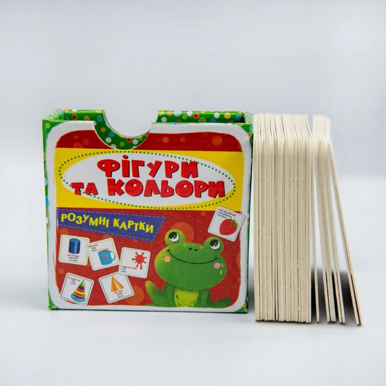 Розумні картки Crystal Book Фігури та кольори 30 штук (9789669876164)
