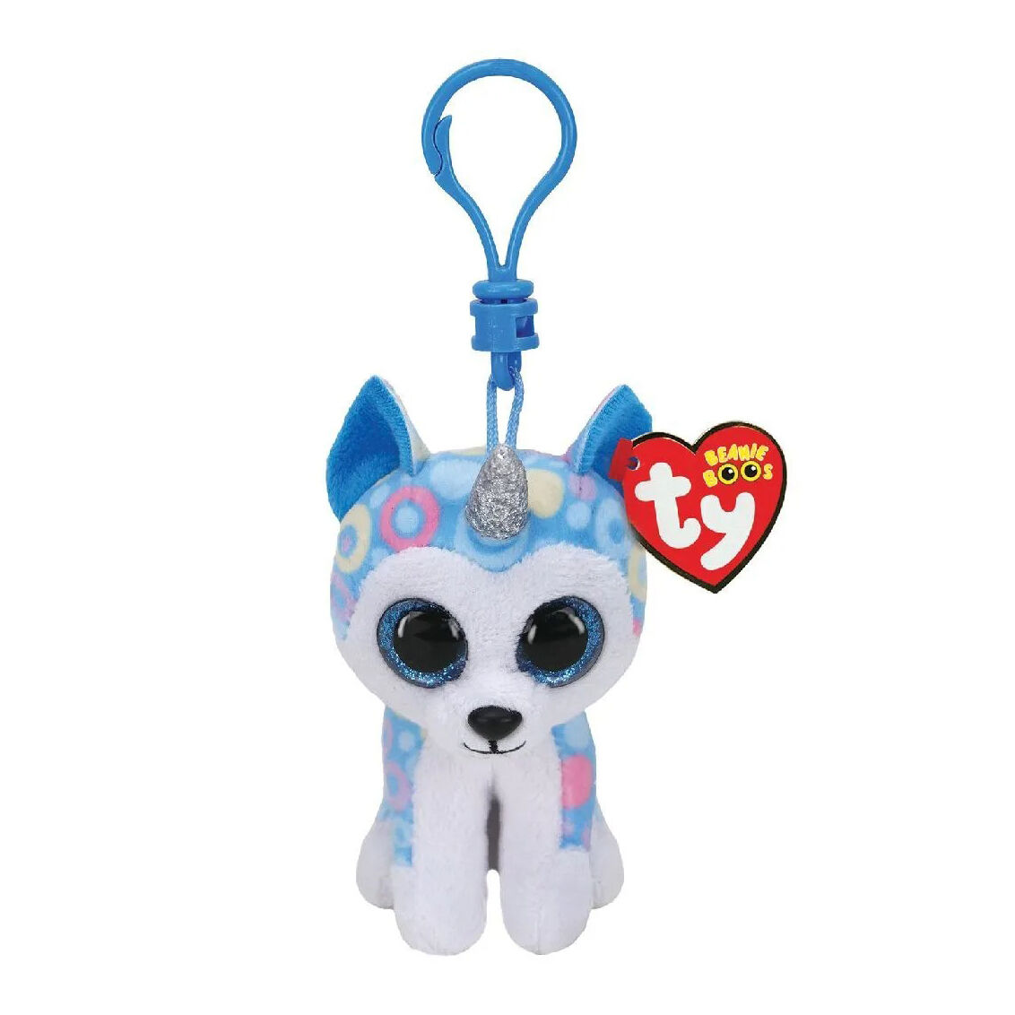 Брелок TY Beanie boo′s Хаскі з рогом Helena 12 см (35235)