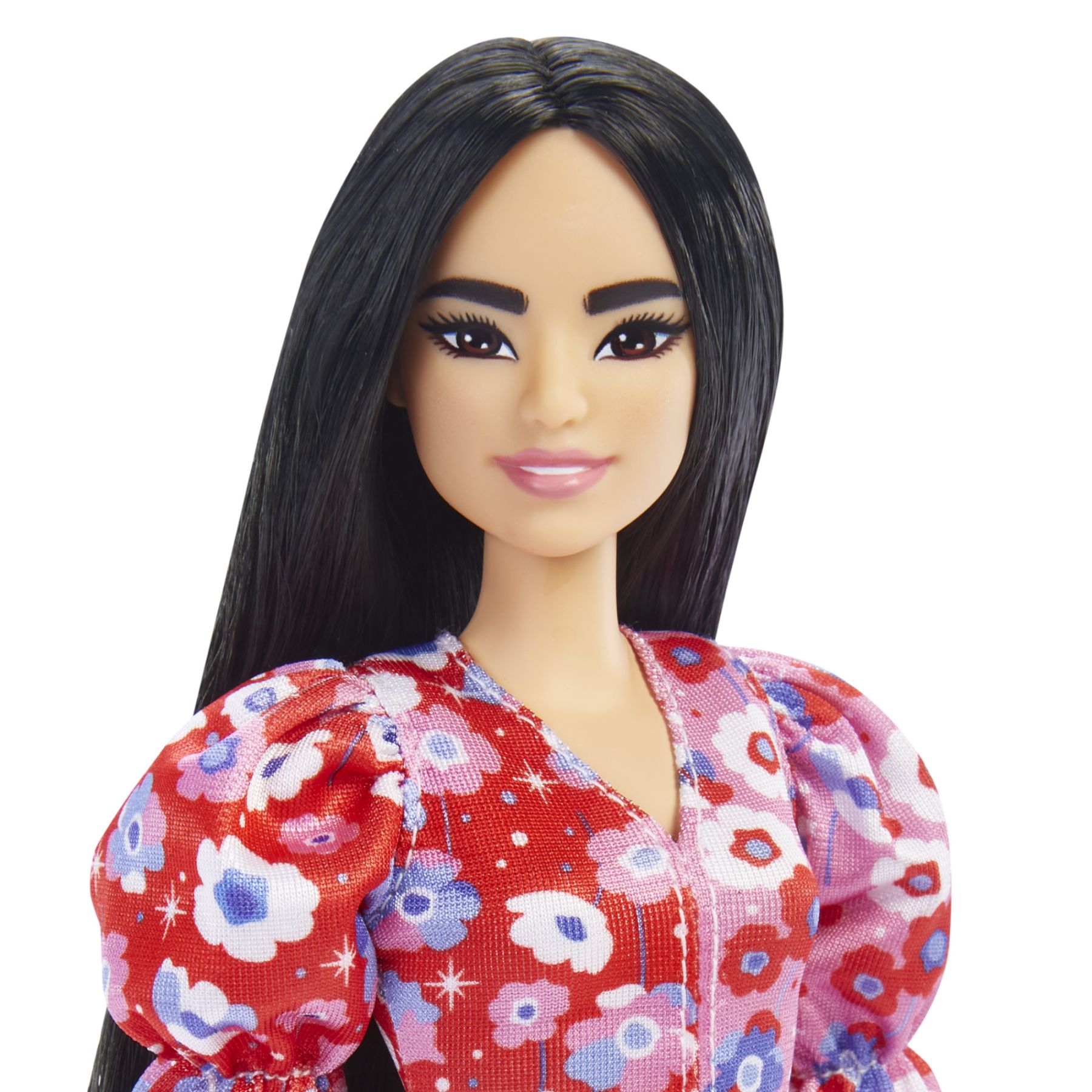 Лялька Barbie Модниця в рожевій квітчастій сукні (HBV11)
