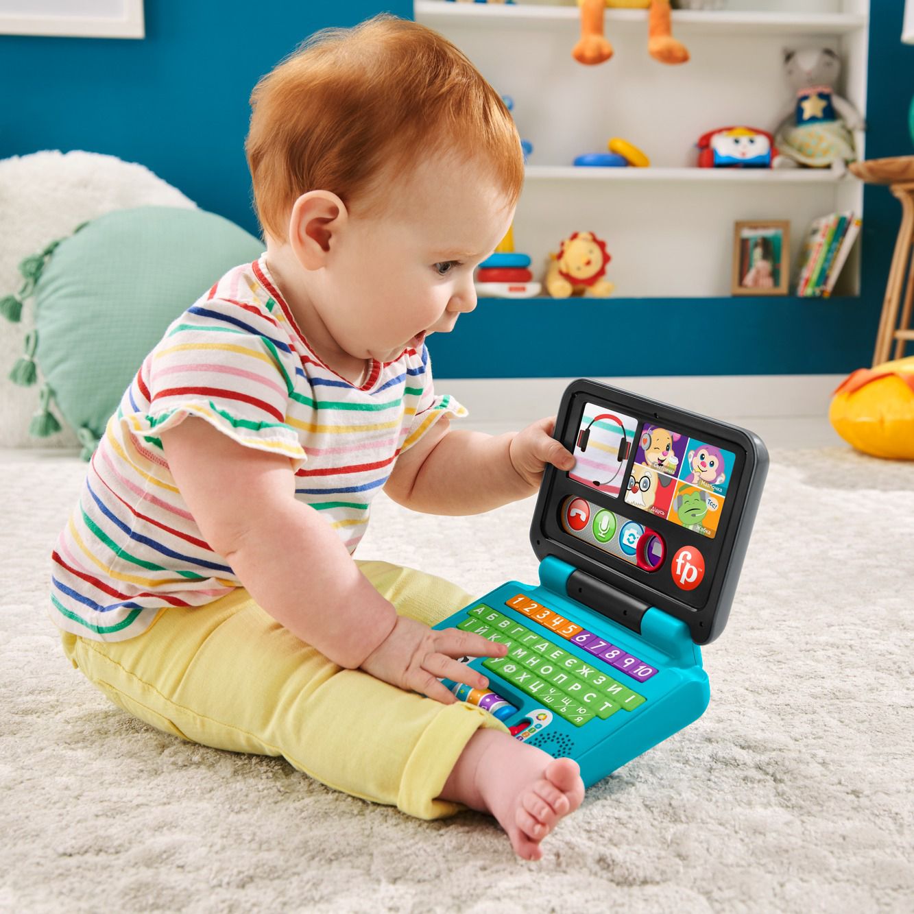 Інтерактивний ноутбук Fisher-Price Laugh and learn Веселе спілкування (HHH09)