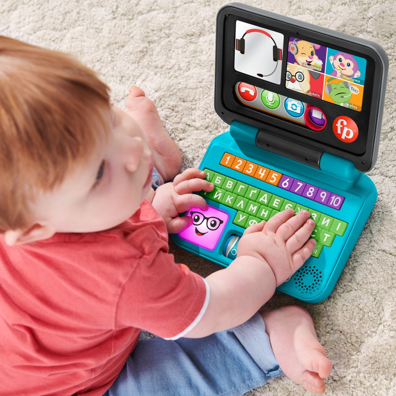 Інтерактивний ноутбук Fisher-Price Laugh and learn Веселе спілкування (HHH09)
