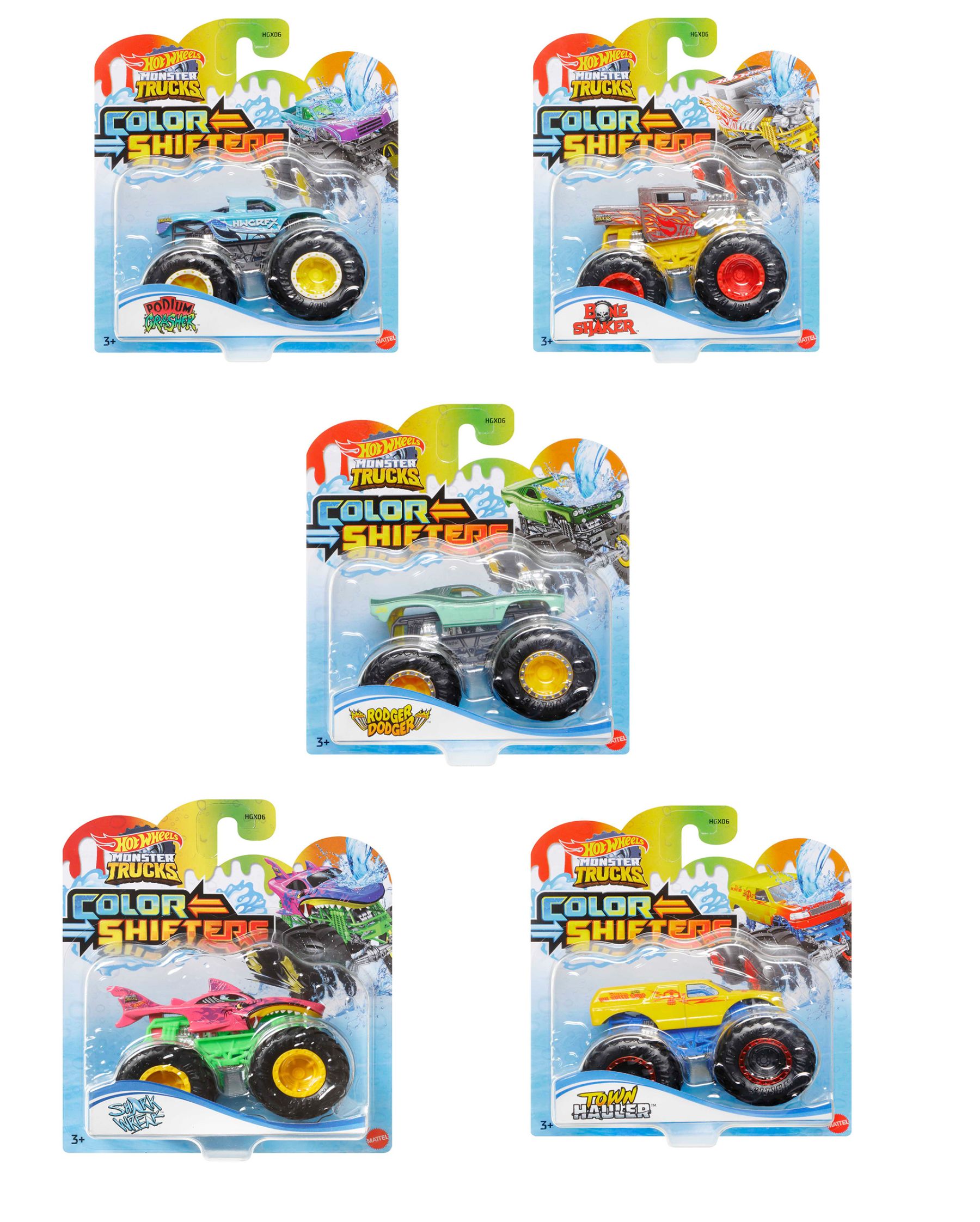 Машинка-позашляховик Hot Wheels Monster Trucks Зміни колір в асортименті (HGX06)